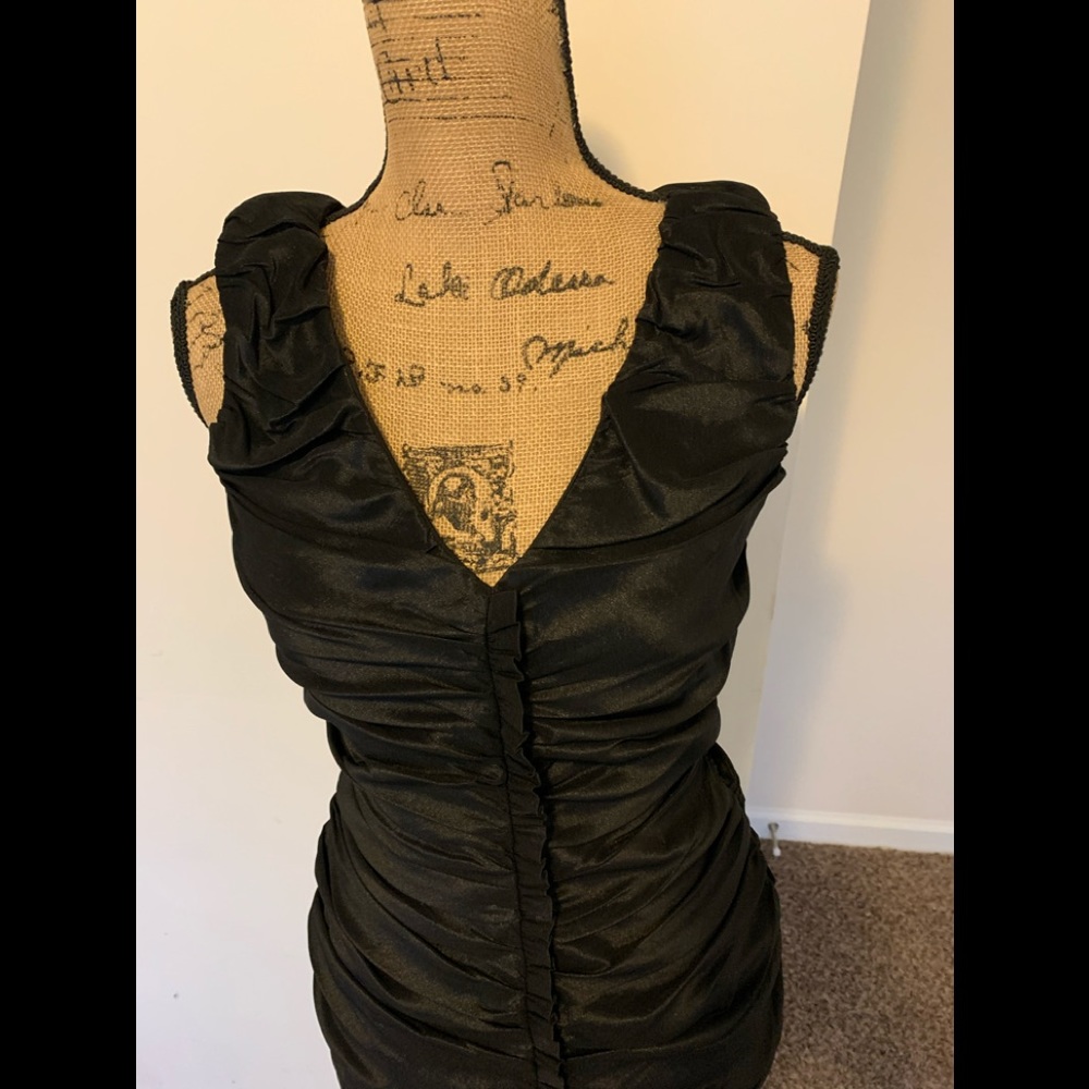 Calvin Klein Ruched Cocktail Dress - Picture 3 of 4
